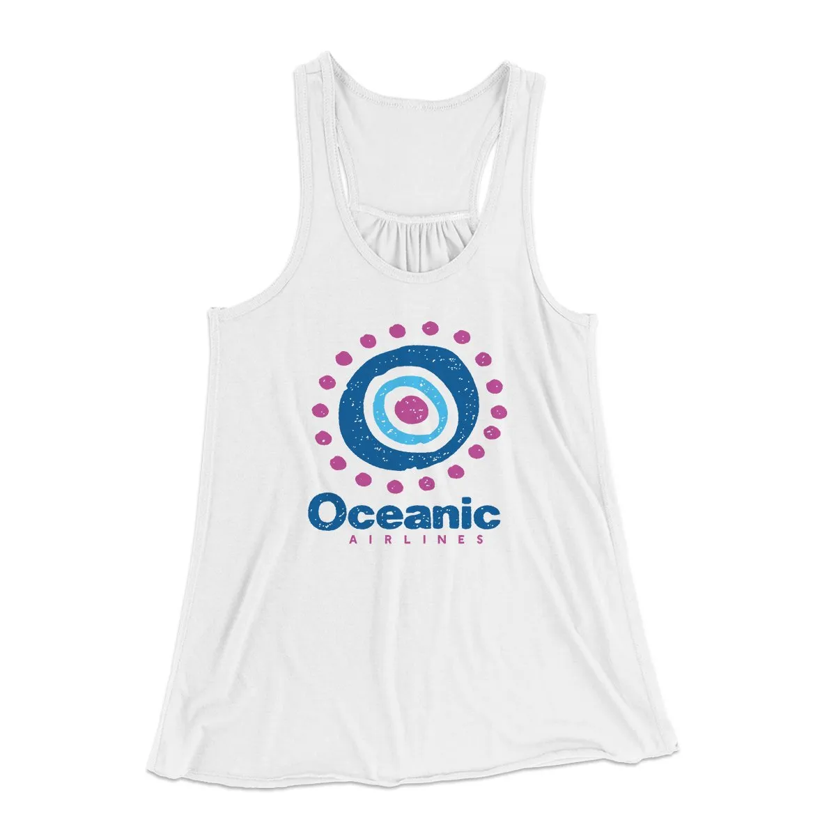 Oceanic Airlines Women's Flowey Tank Top