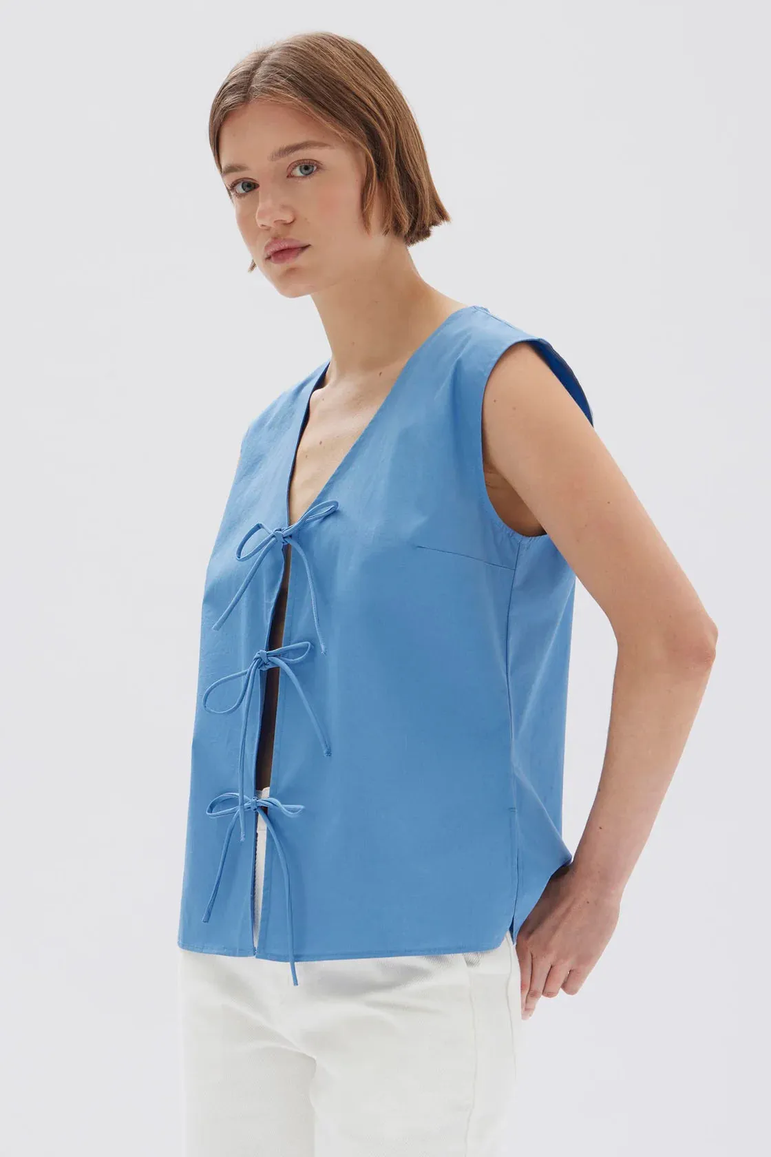 OLLIE POPLIN TEE | BAHAMA