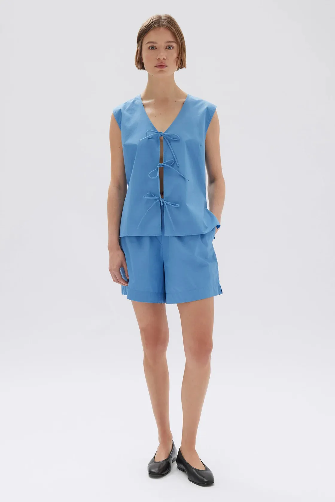 OLLIE POPLIN TEE | BAHAMA