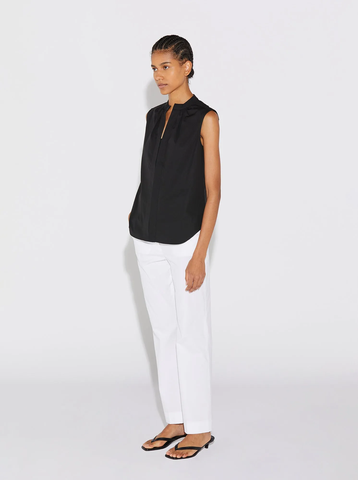 OLYMPIA Sleeveless Shirt Black