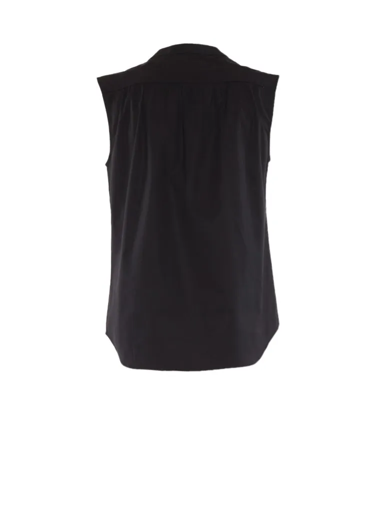 OLYMPIA Sleeveless Shirt Black