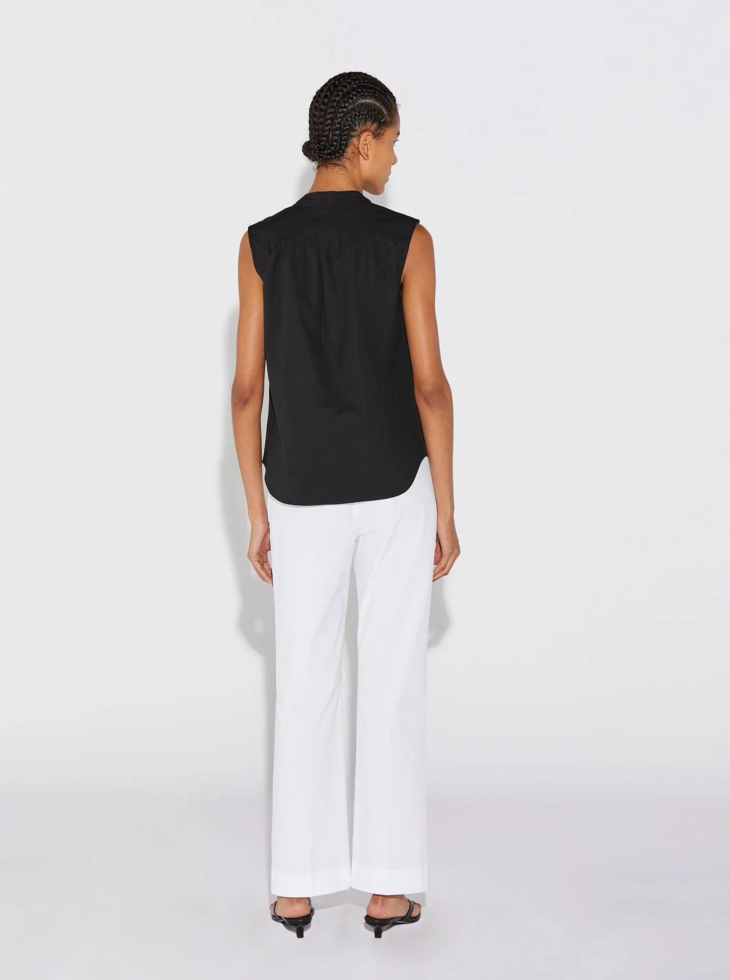 OLYMPIA Sleeveless Shirt Black