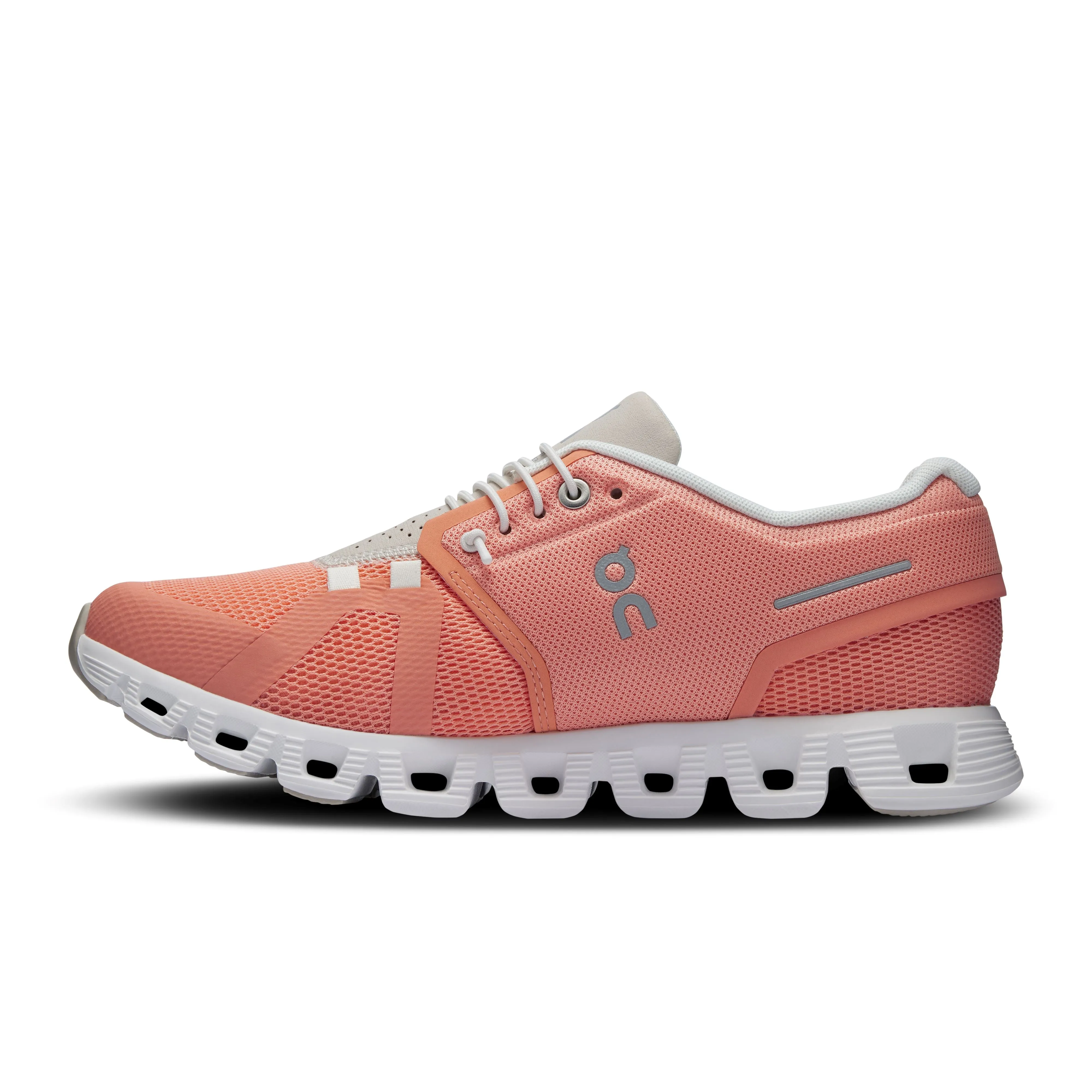 On Running Women's Cloud 5 Sneaker in Flamingo/Pearl
