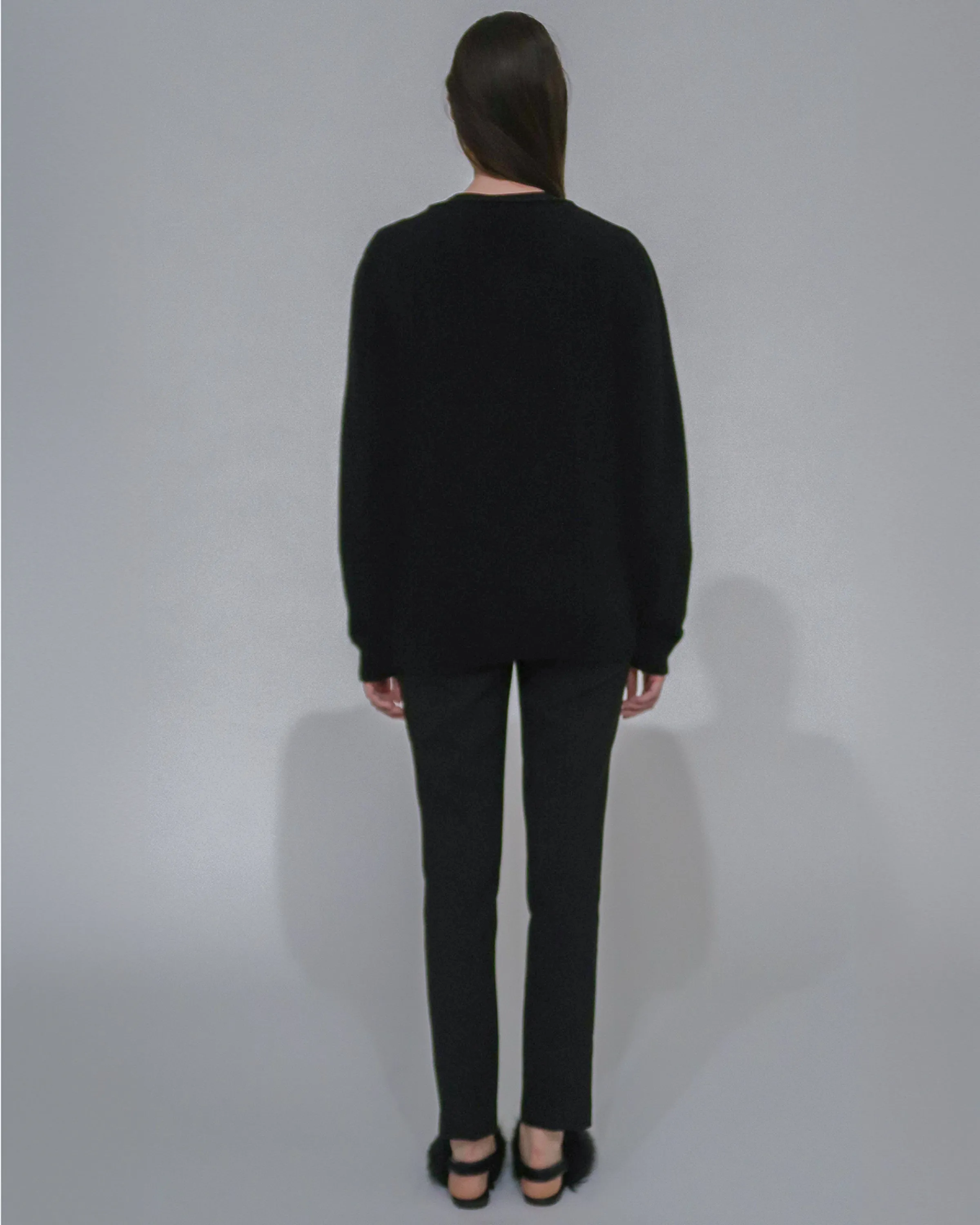 OPEN FRONT CARDIGAN