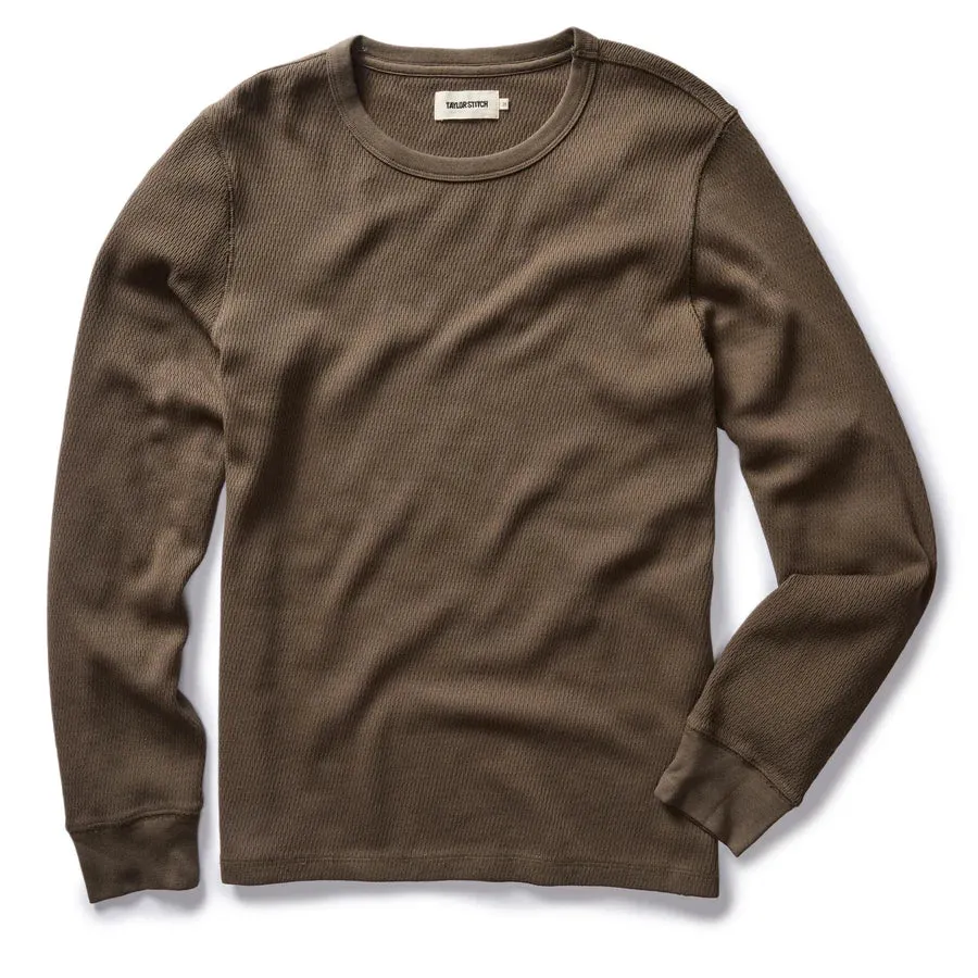 Organic Cotton Waffle Crew