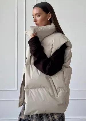 Padded Cotton Vest - European and American Fall/Winter Style