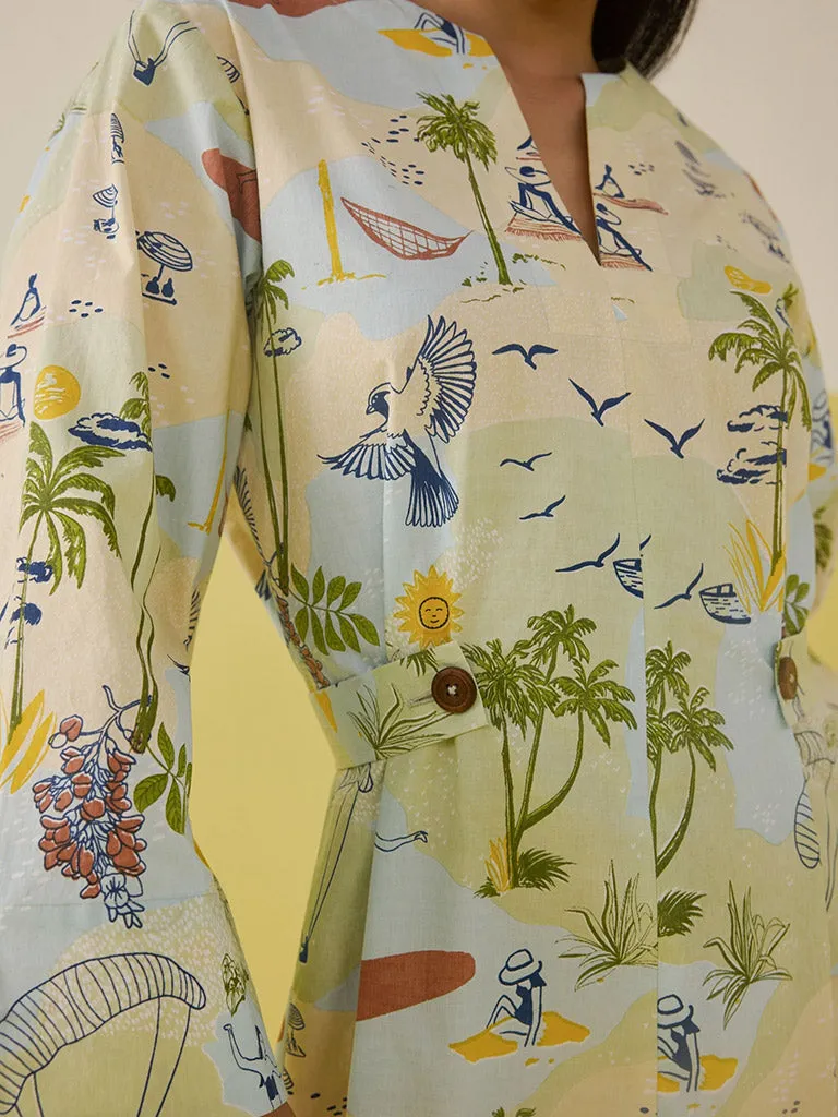 Palmy Summer Jumpsuit