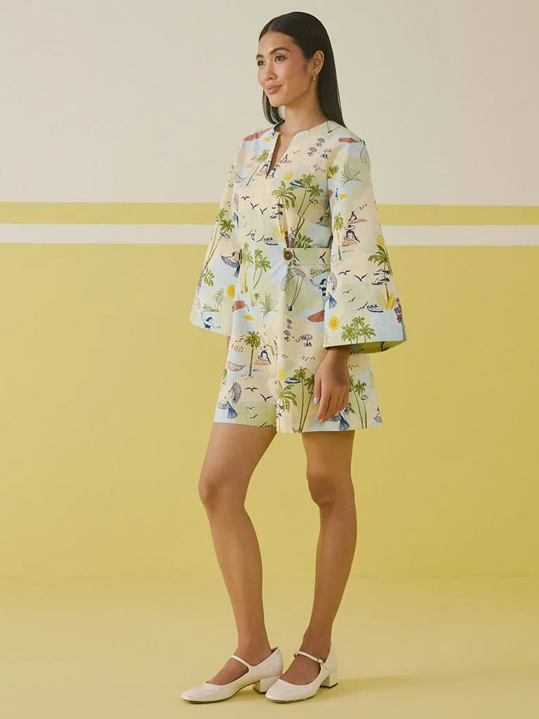 Palmy Summer Jumpsuit