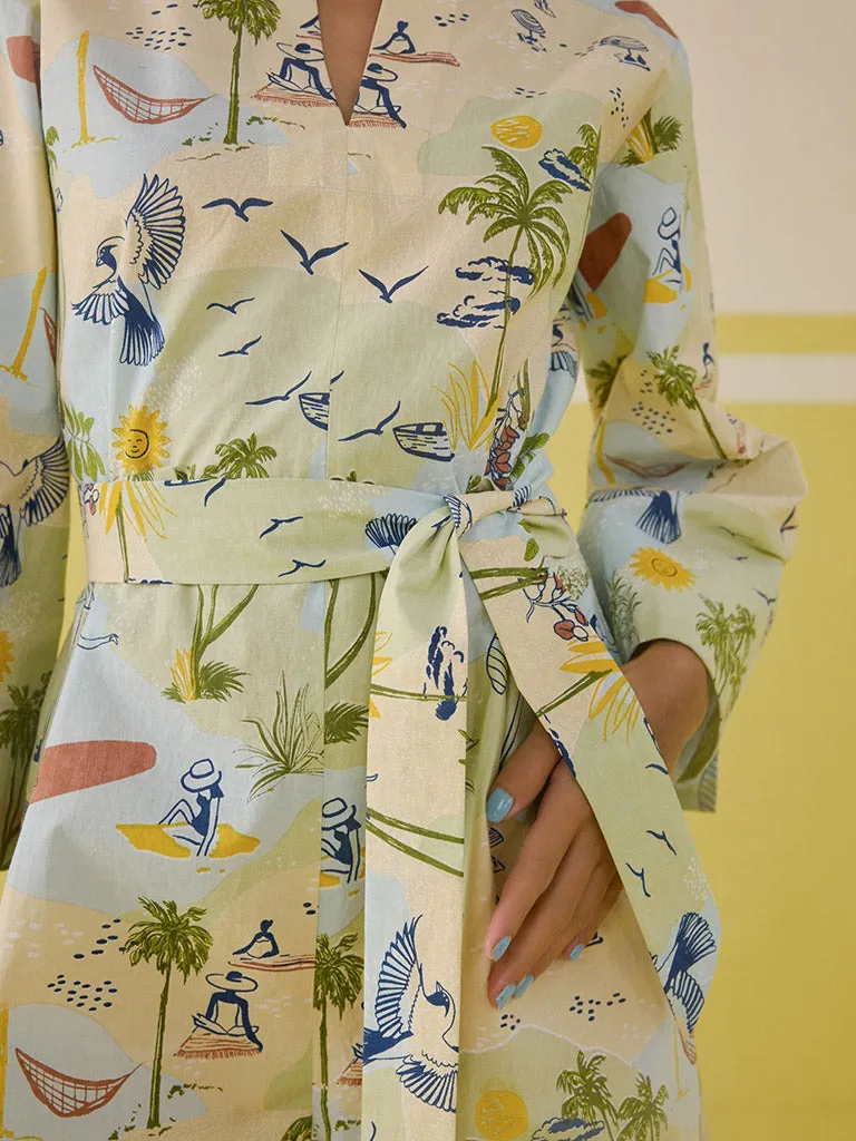 Palmy Summer Jumpsuit