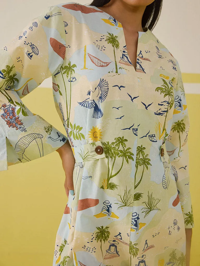 Palmy Summer Jumpsuit