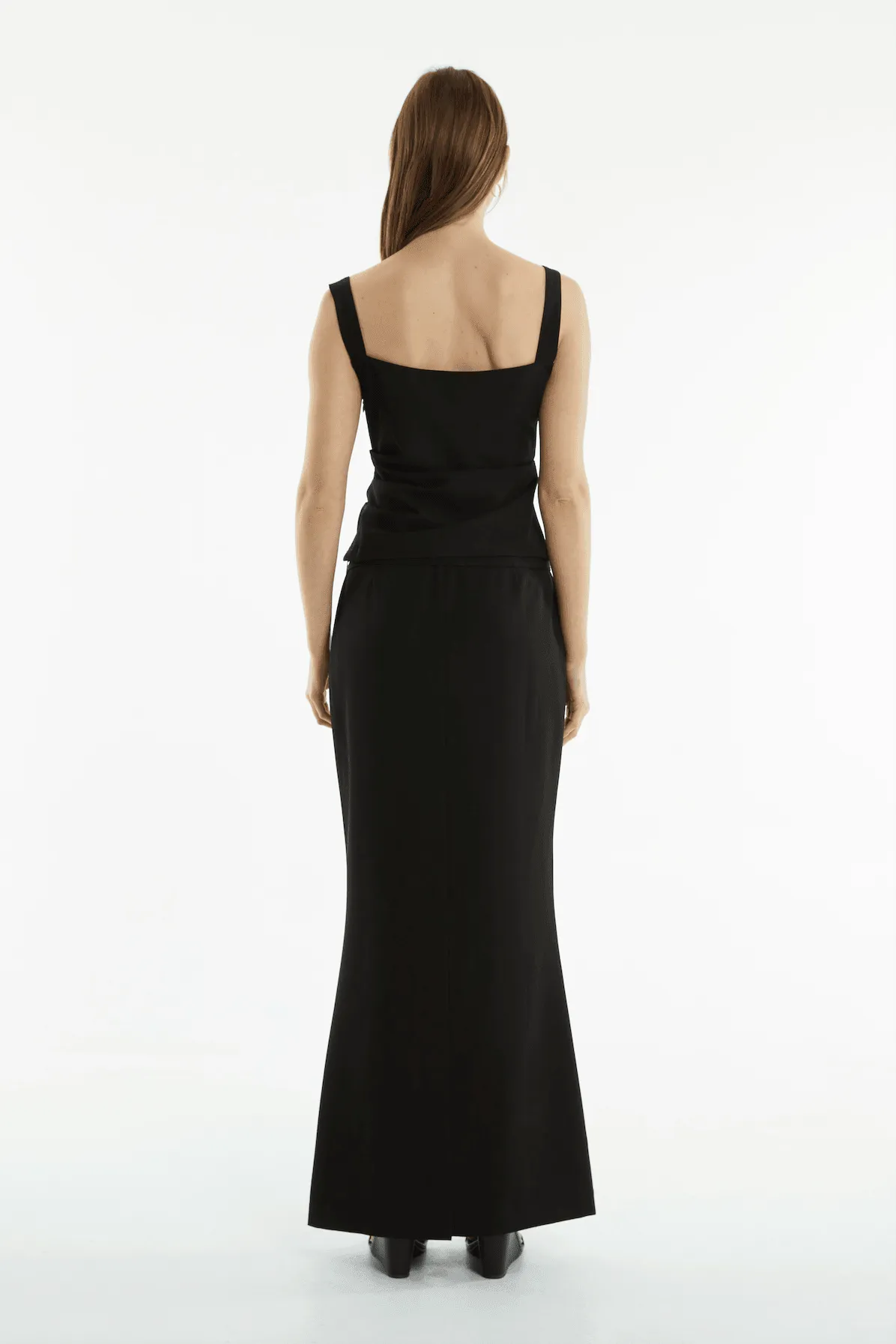 PARADIGM TUCKED CAMISOLE | BLACK