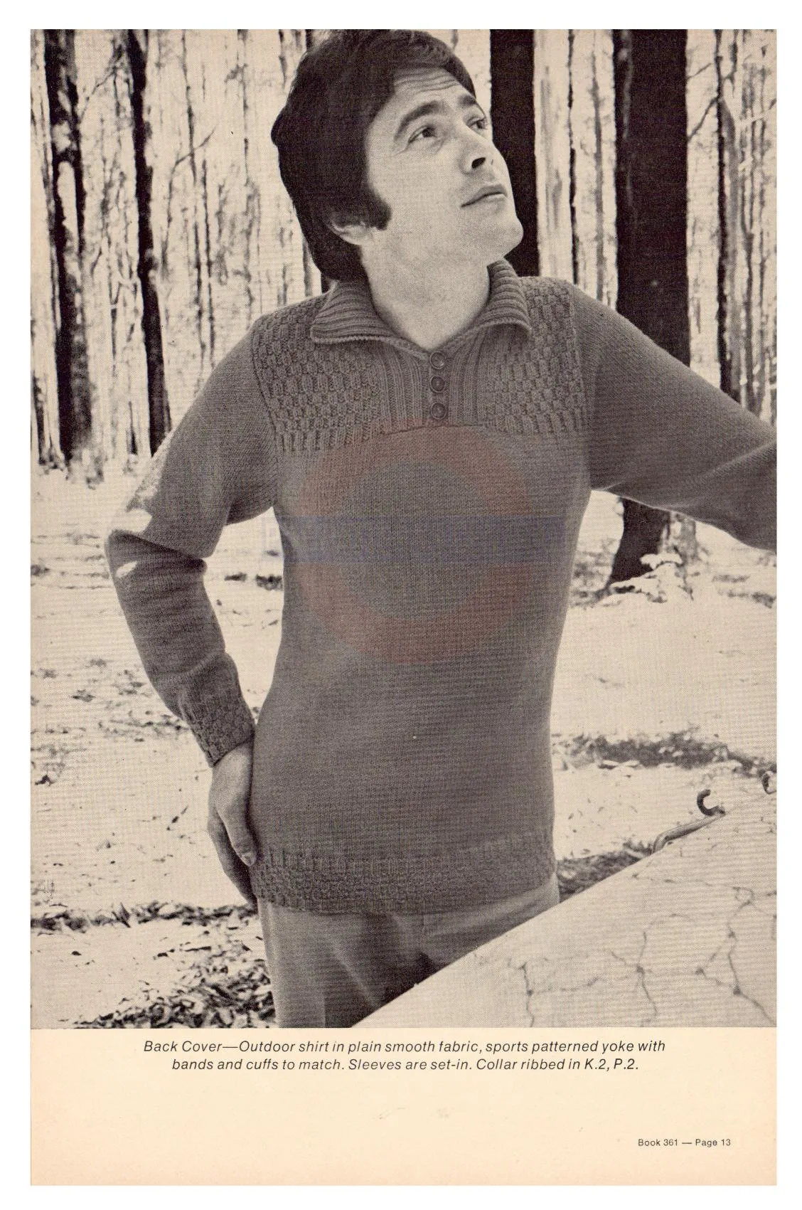 Patons 361 - 70s Patterns for Men's Sweaters and Vest - Instant Download PDF 20 pages