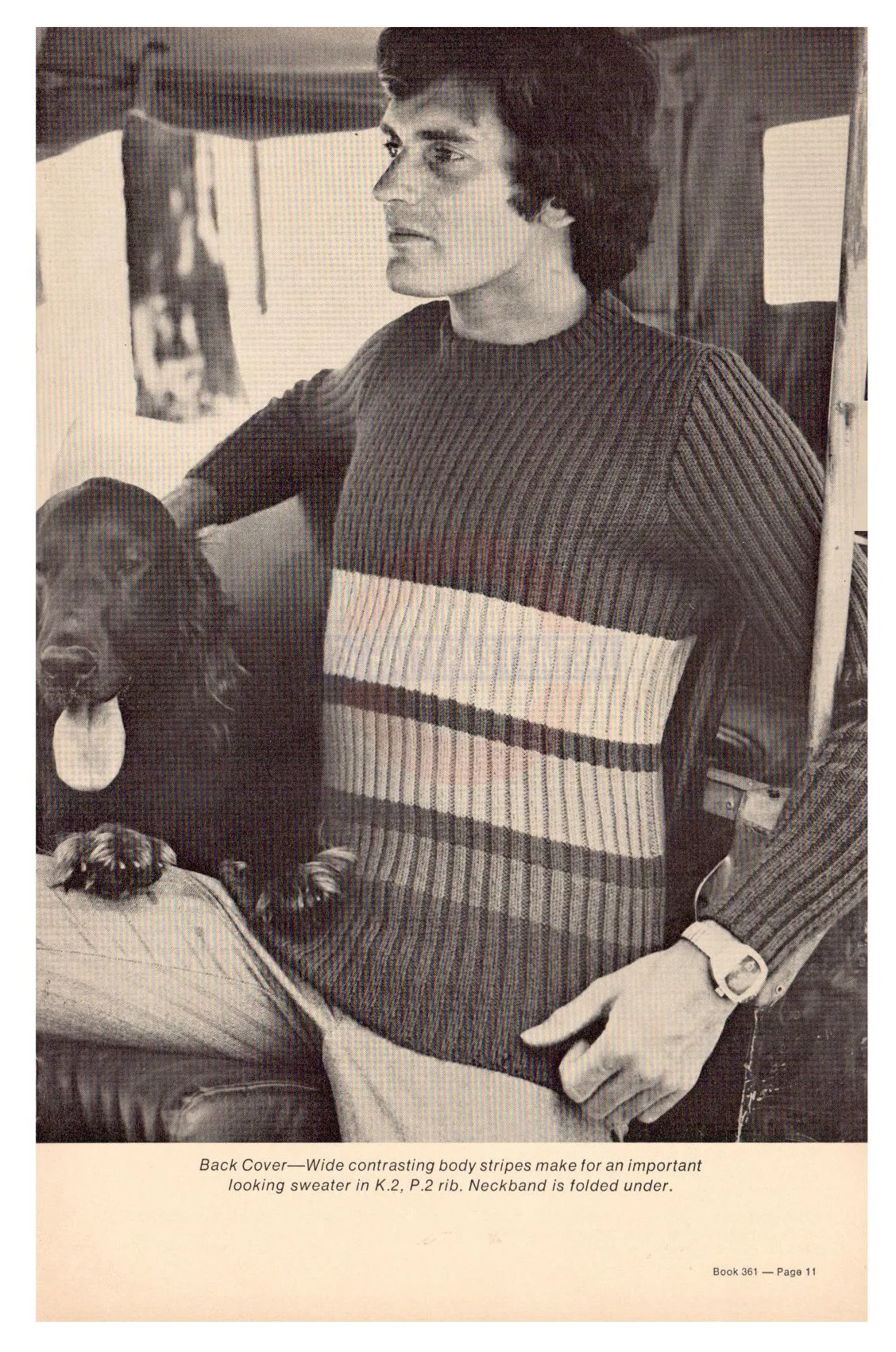 Patons 361 - 70s Patterns for Men's Sweaters and Vest - Instant Download PDF 20 pages