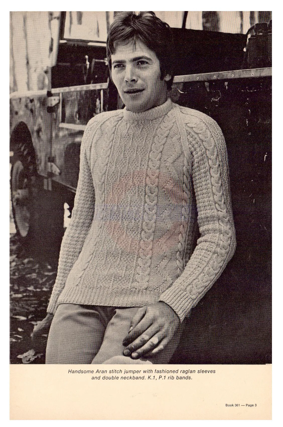Patons 361 - 70s Patterns for Men's Sweaters and Vest - Instant Download PDF 20 pages