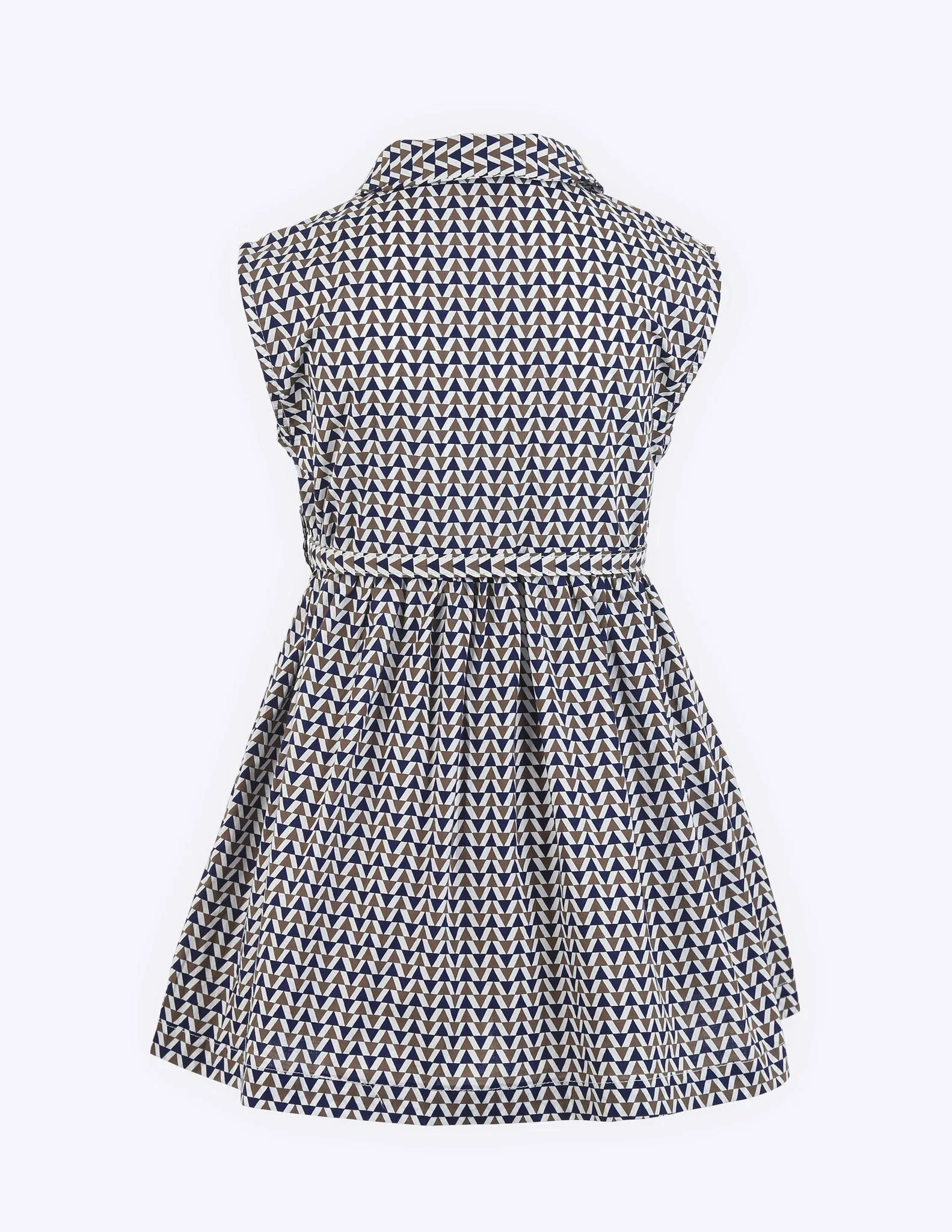 Patterned Shirt Dress