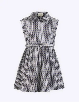 Patterned Shirt Dress