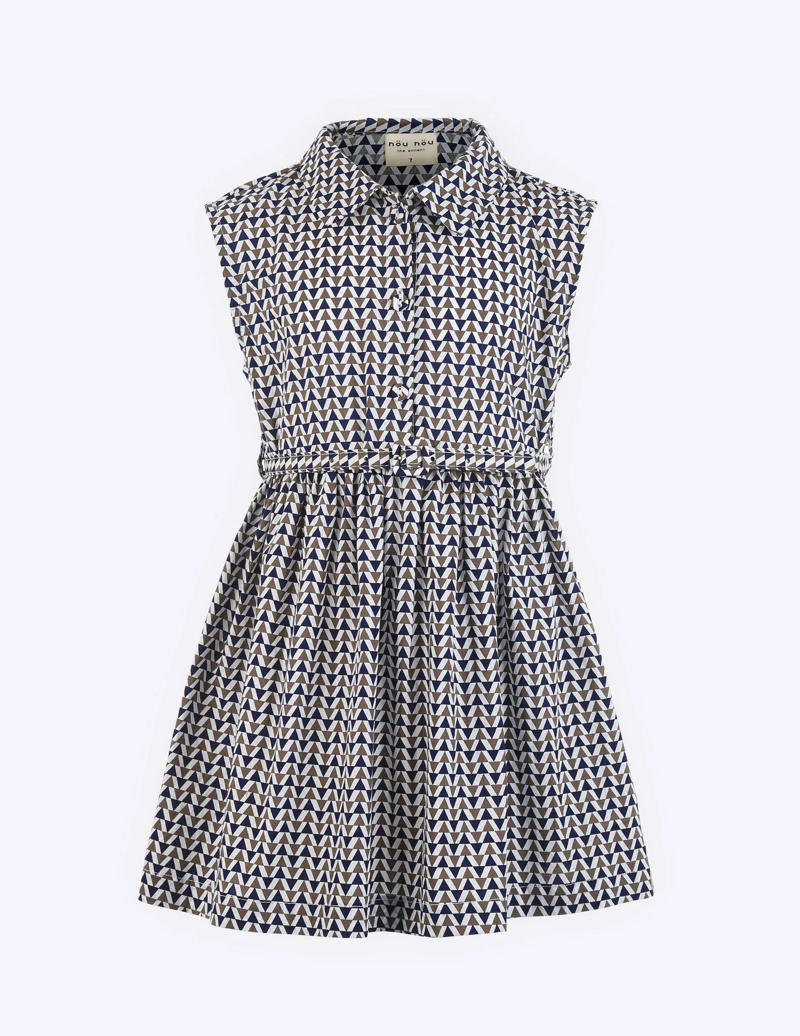 Patterned Shirt Dress