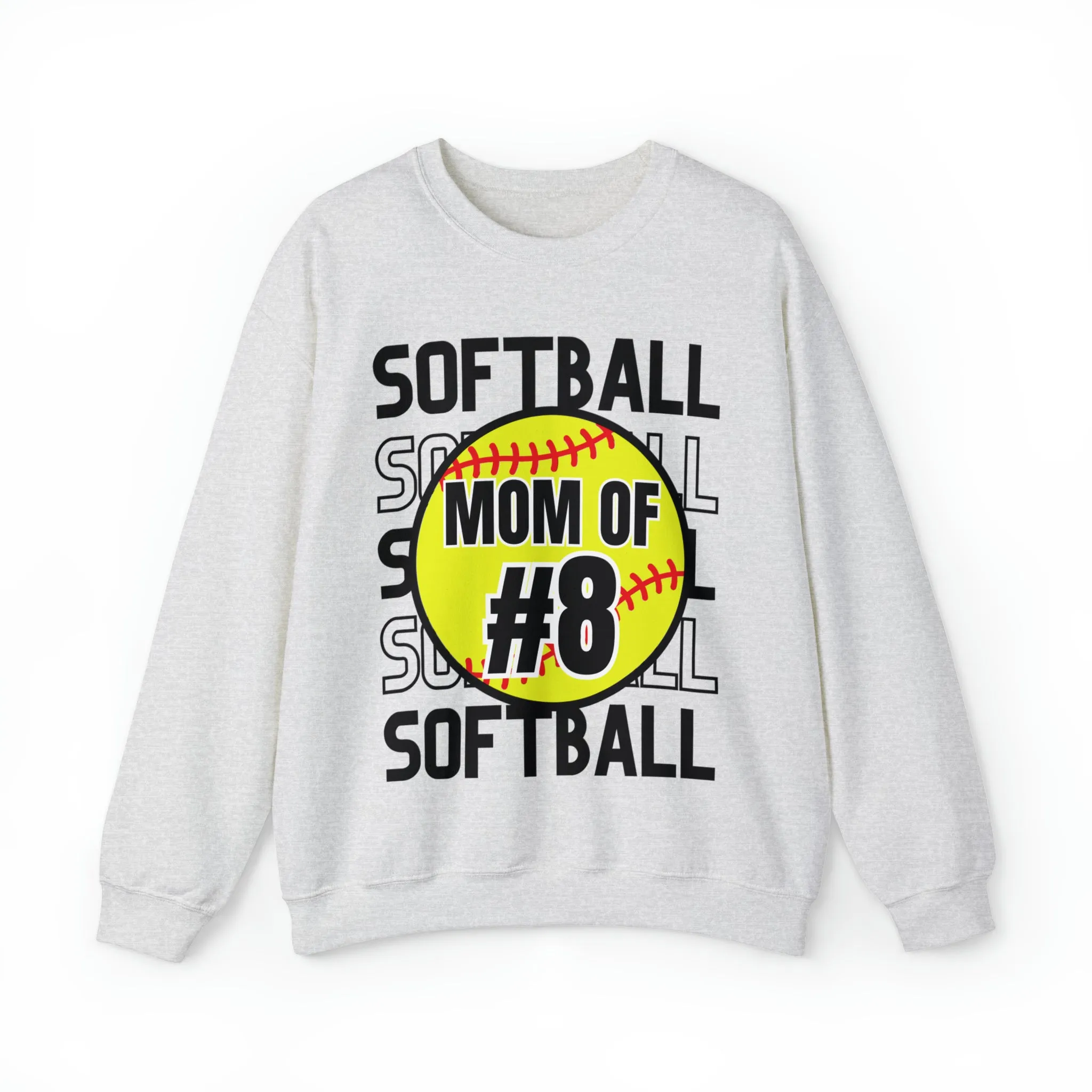 PERSONALIZED -  Softball Crewneck Sweatshirt