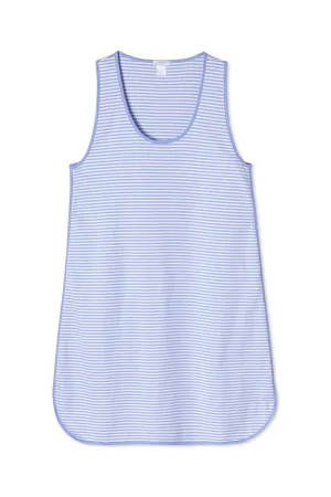 Pima Tank Gown in Hydrangea