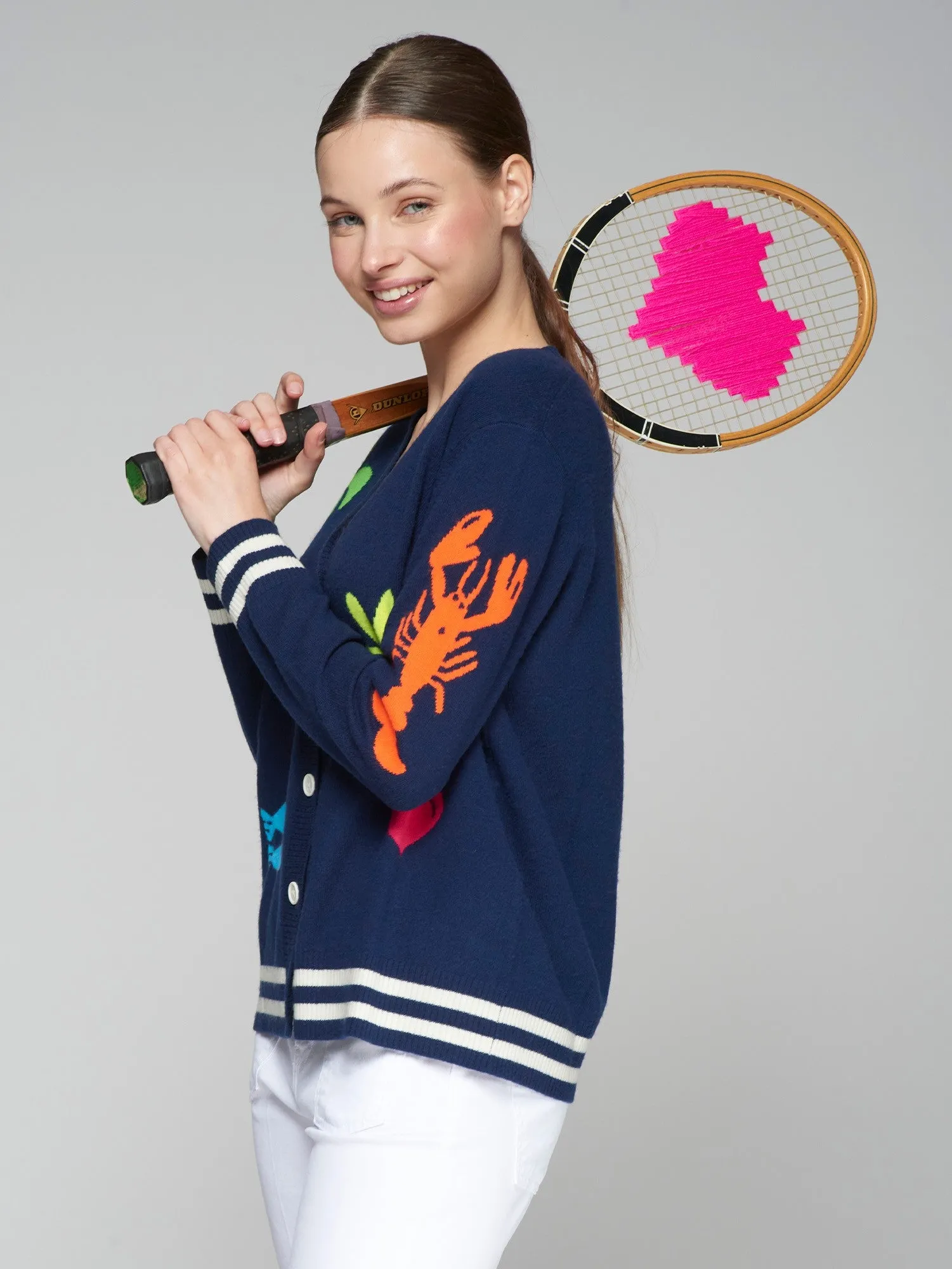 Playa Intarsia Cardigan