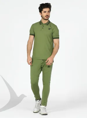 Polo set with reflective lining