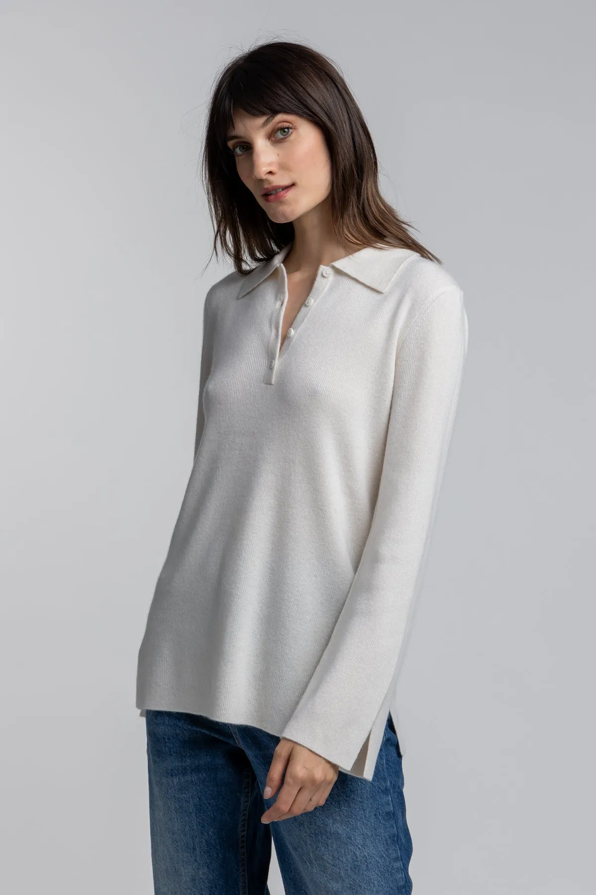 Polo Tunic Sweater