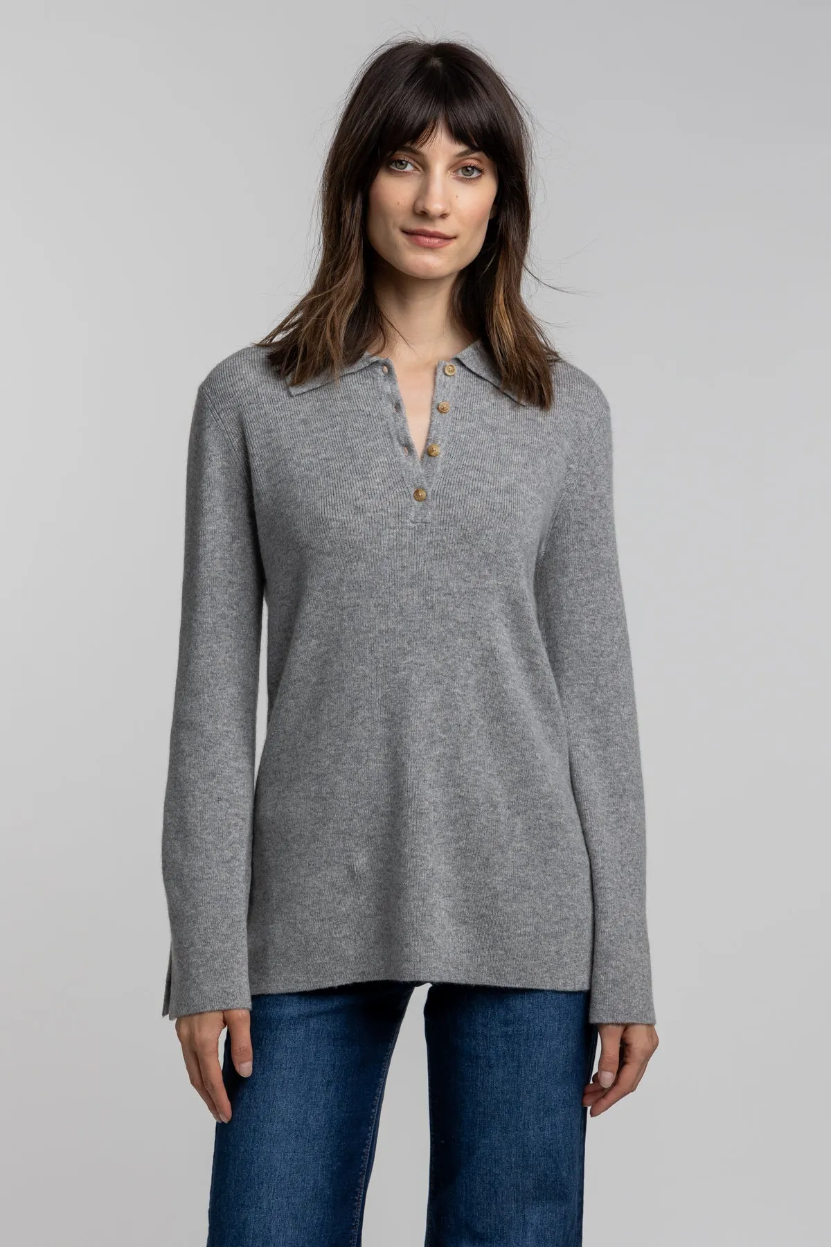 Polo Tunic Sweater
