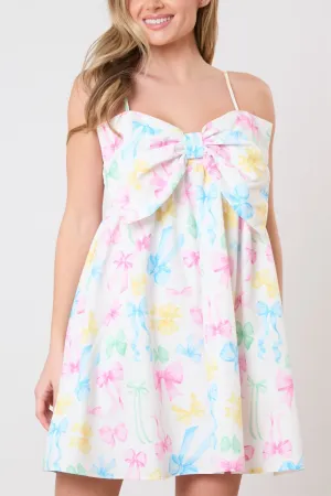 Poly Poplin Ribbon Dress