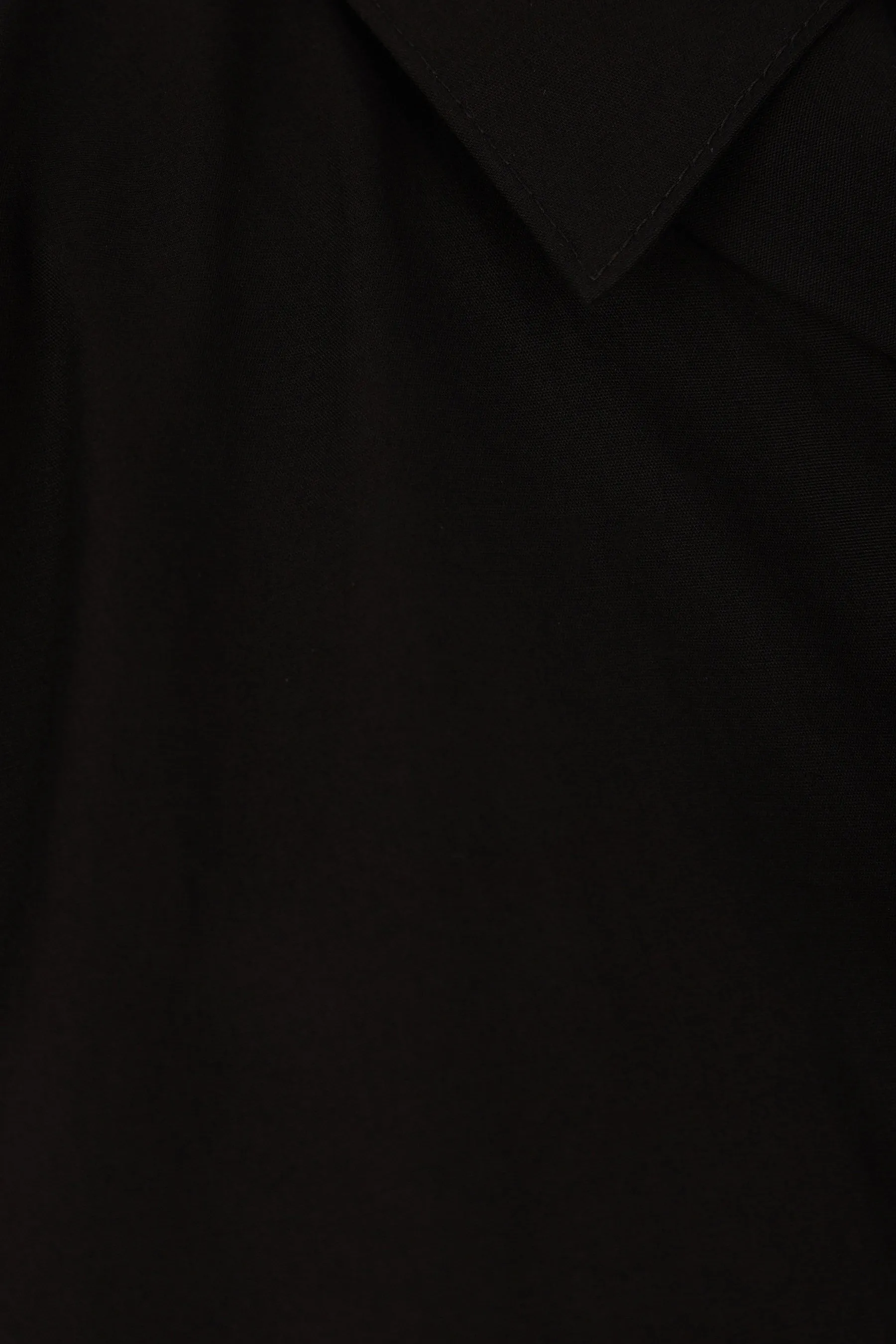 poplin sleeveless tie shirt
