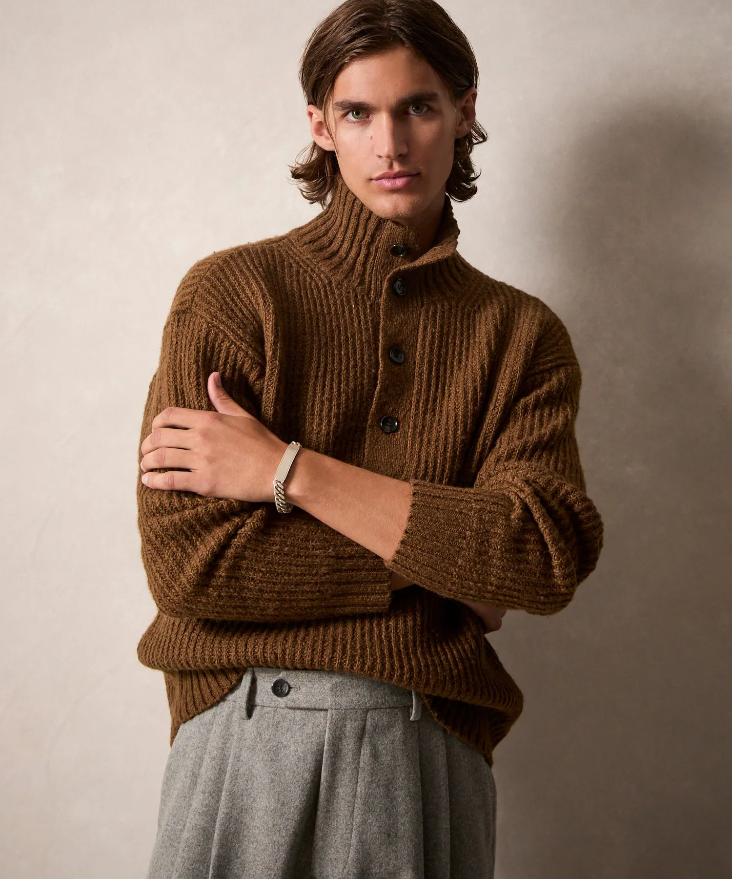 Popover Sweater in Camel