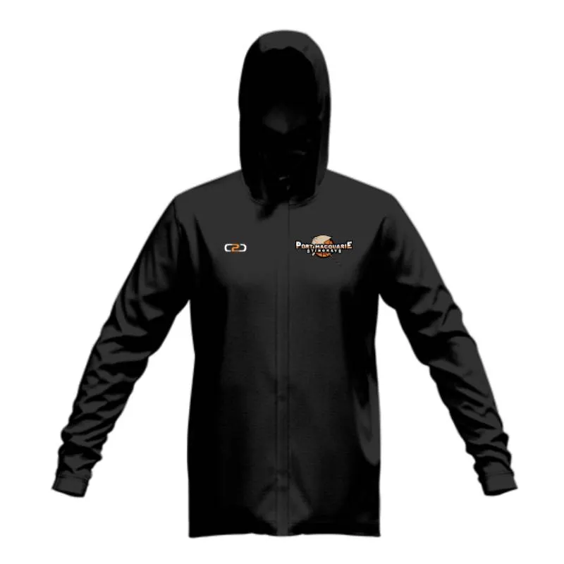 Port Macquarie Stingrays SlimFit HP Tech Zip Hoodie Black