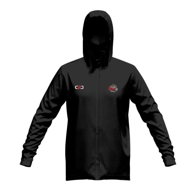 Port Panthers SlimFit HP Tech Zip Hoodie Black