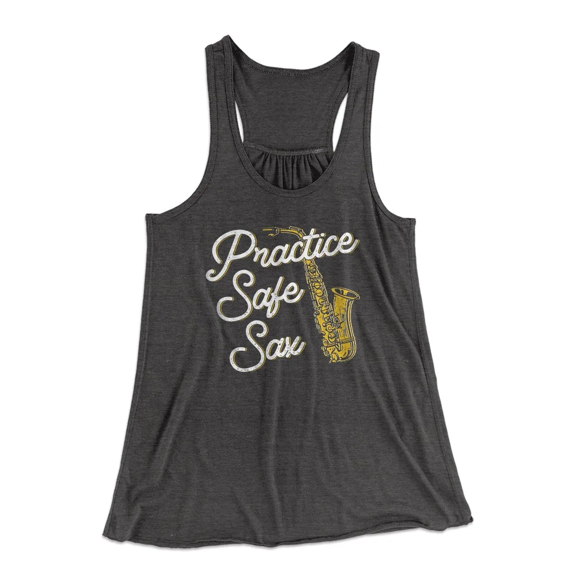 Practice Safe Sax Women's Flowey Tank Top