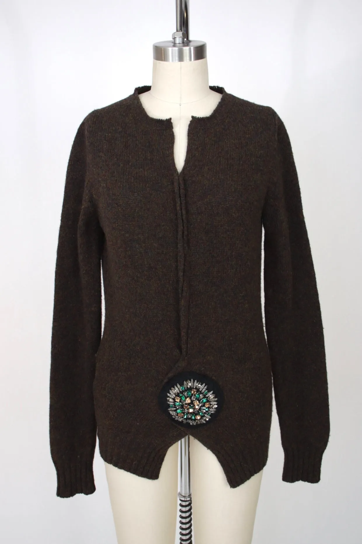 Prada Wool Embellished Sweater