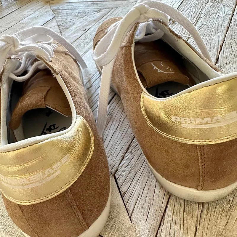 Primabase Brown Suede Sneakers