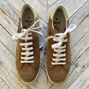 Primabase Brown Suede Sneakers