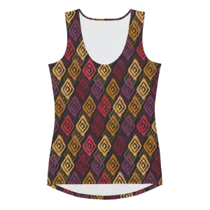 Printed Tank Top_Dark Autumn