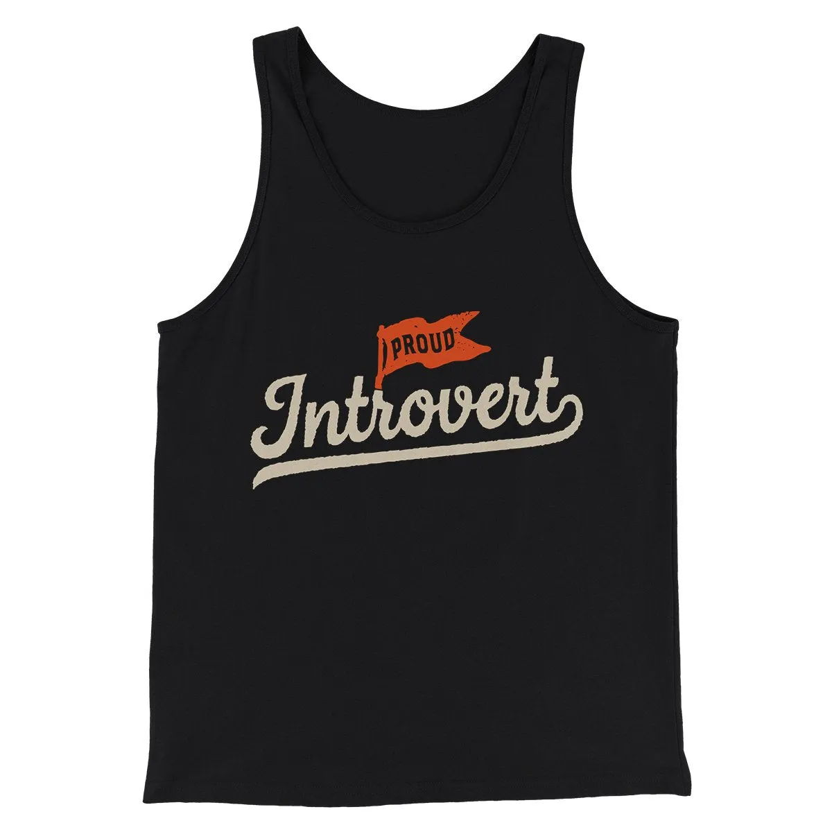 Proud Introvert Funny Men/Unisex Tank Top