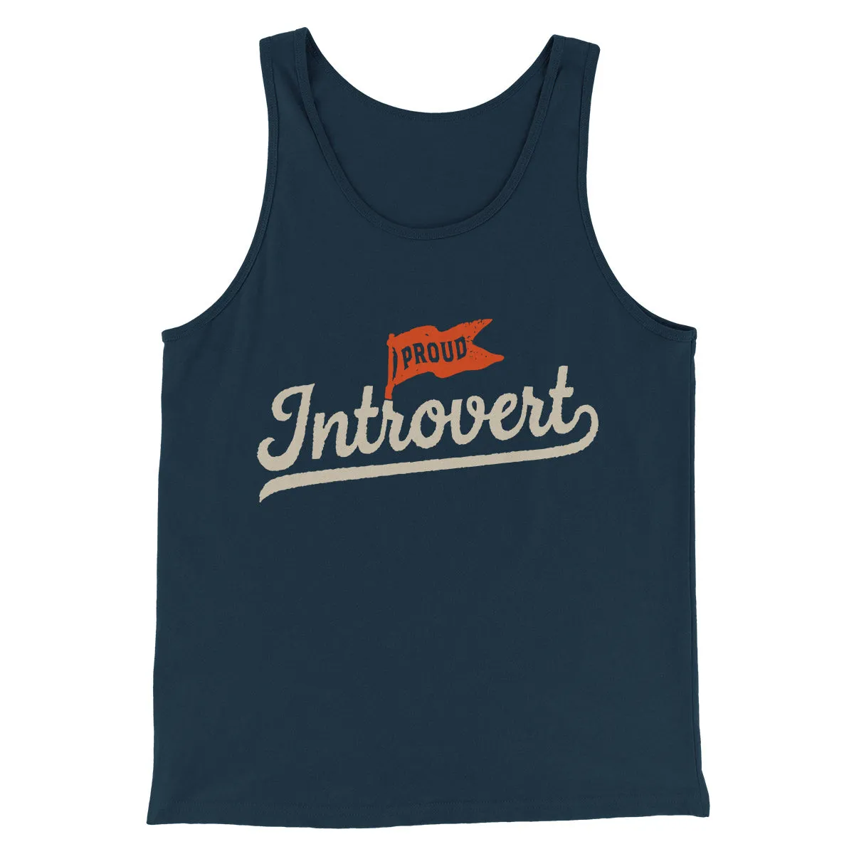 Proud Introvert Funny Men/Unisex Tank Top