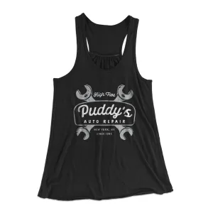 Puddy's Auto Repair Women's Flowey Tank Top