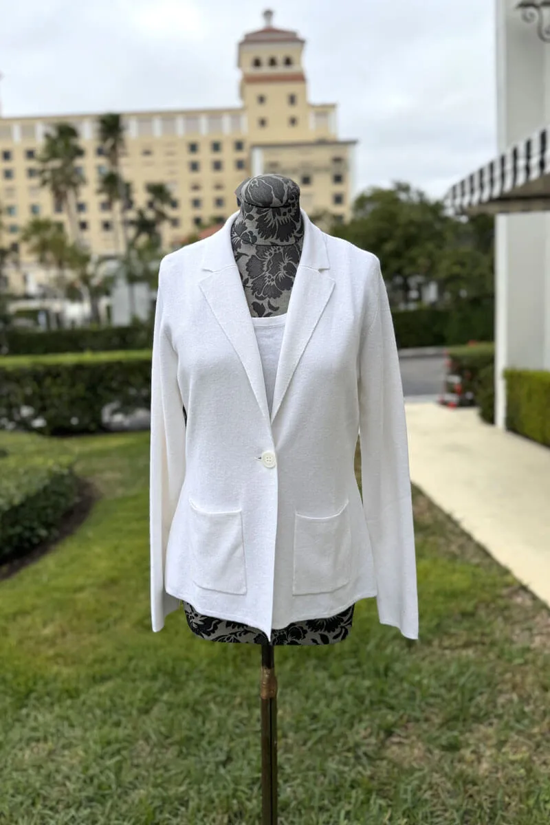 Pure Amici Blazer and Shell in White