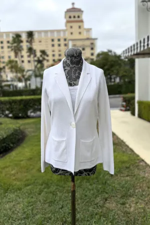 Pure Amici Blazer and Shell in White