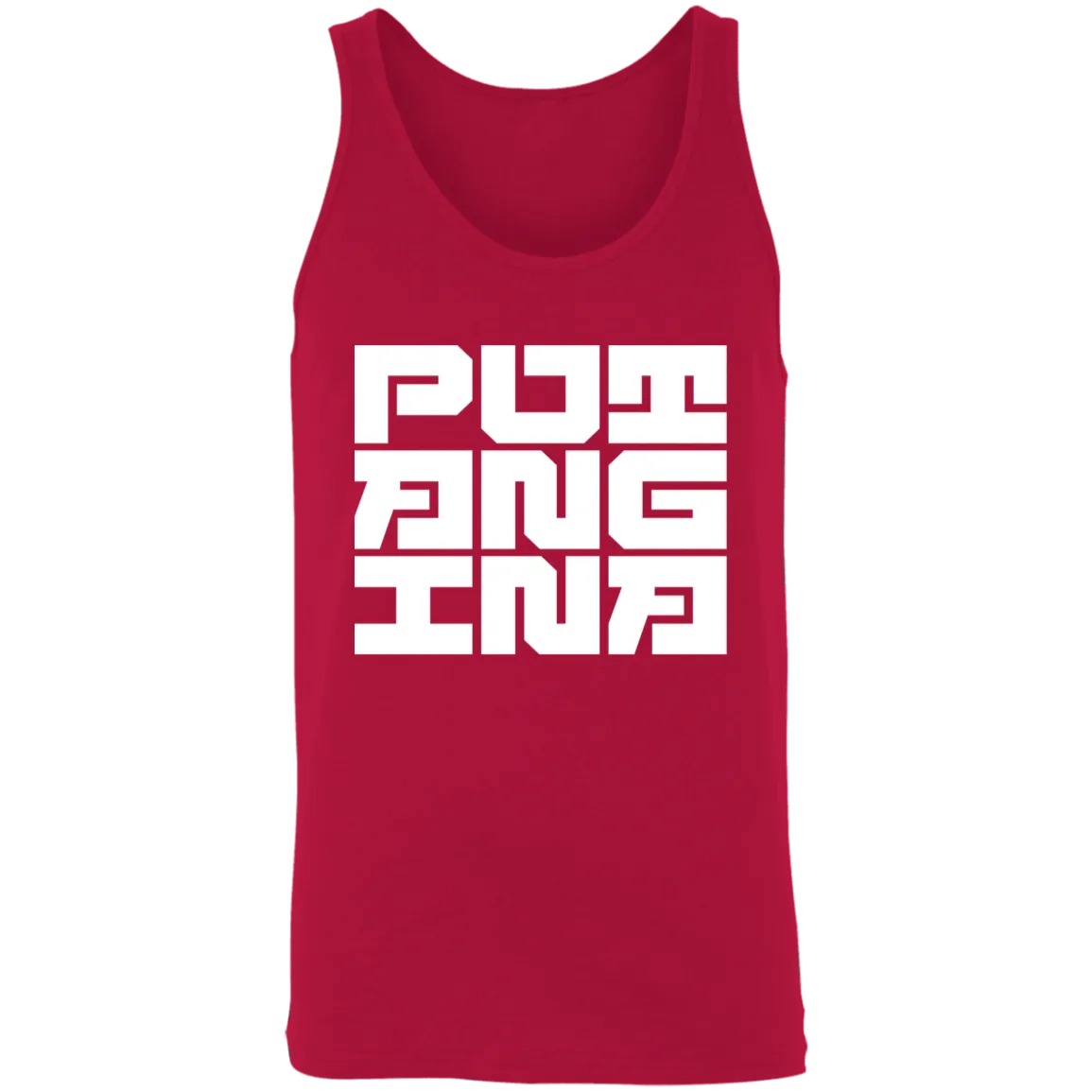 Putangina Square Unisex Cotton Tank Top
