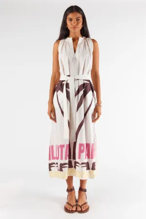 Quillota S/Less Dress White