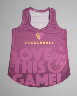 Racerback Tank "Love This Game" Tank