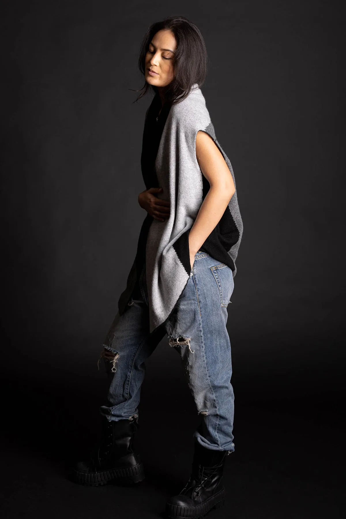 Reversible Color Block Vest