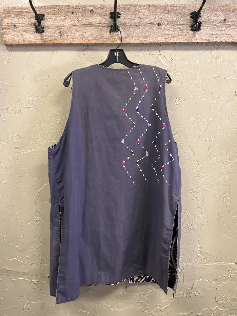 *REVERSIBLE VINTAGE VEST