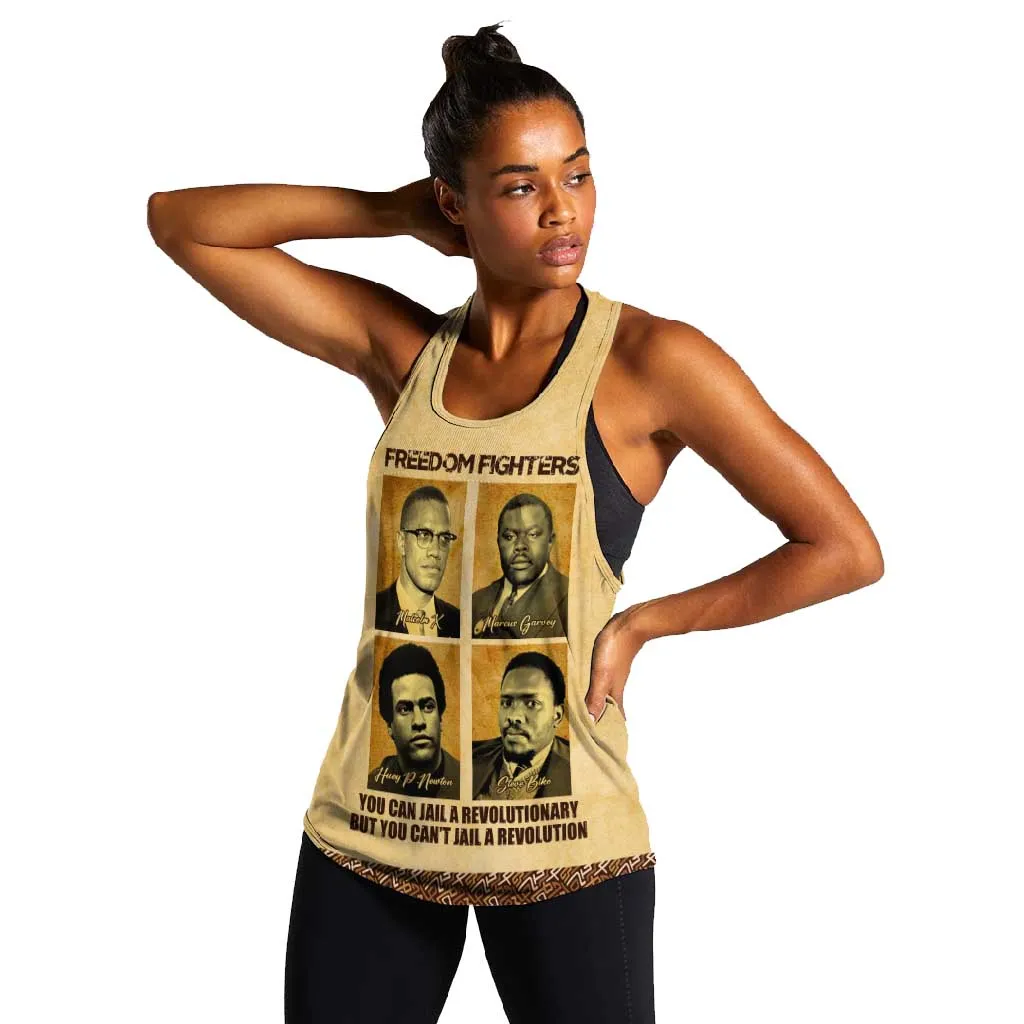 Revolutionary Freedom Fighters - Civil Rights Leaders Women Racerback Tank DT02