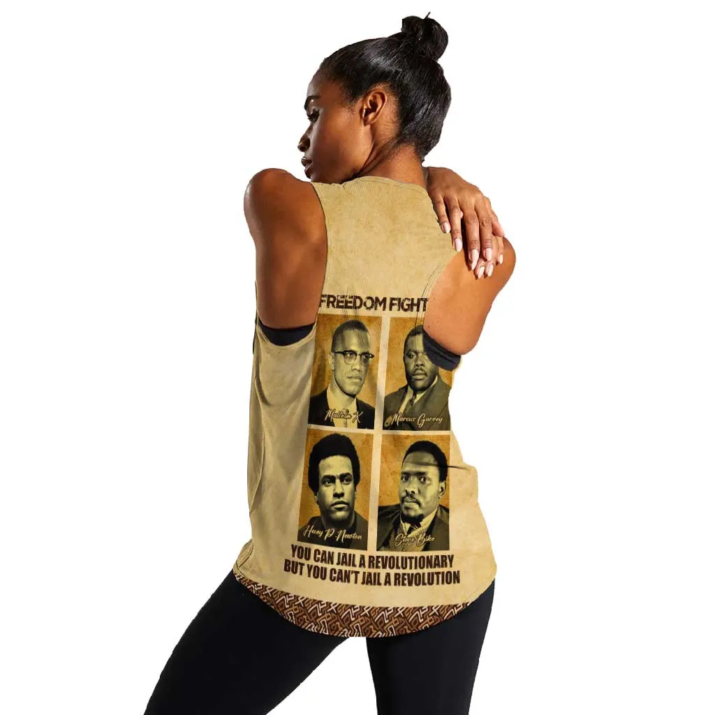 Revolutionary Freedom Fighters - Civil Rights Leaders Women Racerback Tank DT02