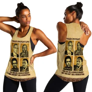 Revolutionary Freedom Fighters - Civil Rights Leaders Women Racerback Tank DT02